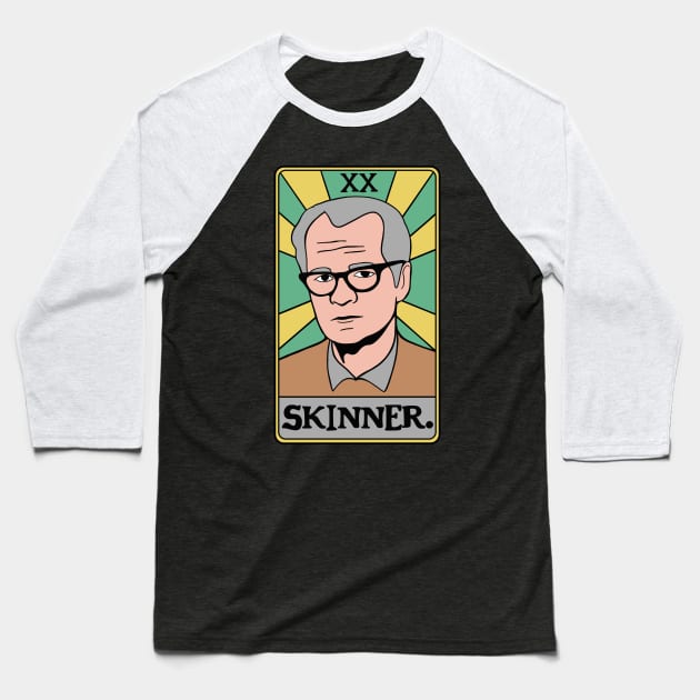 BF Skinner Tarot Card - Behavioral Psychology - Applied Behavior Analysis Reinforcement Baseball T-Shirt by isstgeschichte